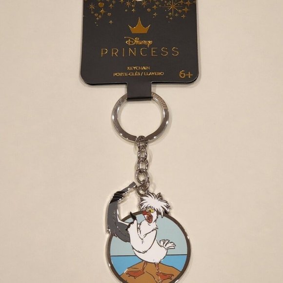 Loungefly Disney the Little Mermaid Scuttle Seagull Keychain NEW - Picture 11 of 12